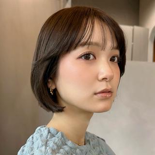 ミディアム ボブ/レイヤー/ 縮毛矯正/Yukiのヘアスタイル