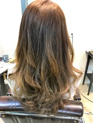 ロング カラー メンズカットパーマ 似合わせカット 小林のヘアスタイル
