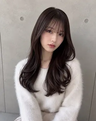 ロング カラー lua店 Yugo(河野有吾)のヘアスタイル