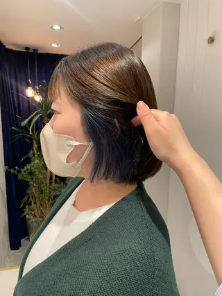 ショート カラー レイヤー♡ショート 石川優奈のヘアスタイル