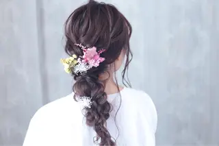 ロング 反橋 聖のヘアスタイル