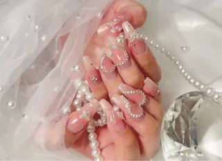 ネイル bijou nails 蓮のネイルデザイン