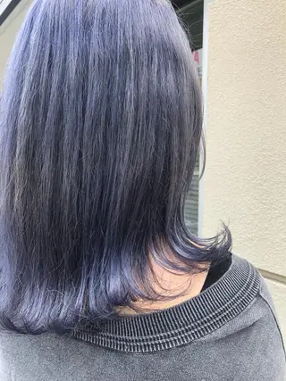 ミディアム カラー Kaede .のヘアスタイル