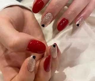 ネイル パラあり！フィルイン 美フォルムのネイルデザイン