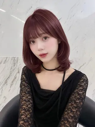 ミディアム Parve Mix/ 平 奈果🎀のヘアスタイル