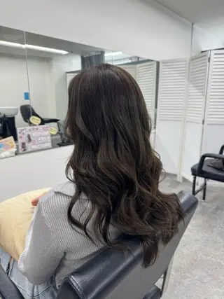 ロング カラー 髪質改善メニュー 長井 美佐子のヘアスタイル