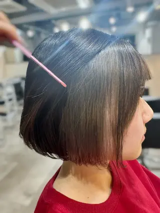 ショート カラー MIYU /メンズパーマ✨💫のヘアスタイル