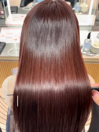 ロング カラー パーマ 【博多髪質改善】 吉村 清志のヘアスタイル
