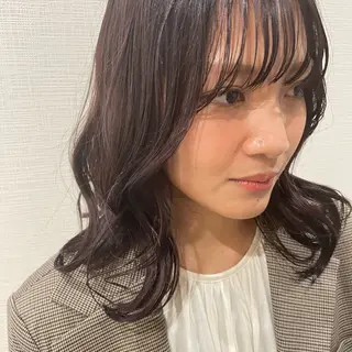ミディアム カラー RorriM natsuのヘアスタイル