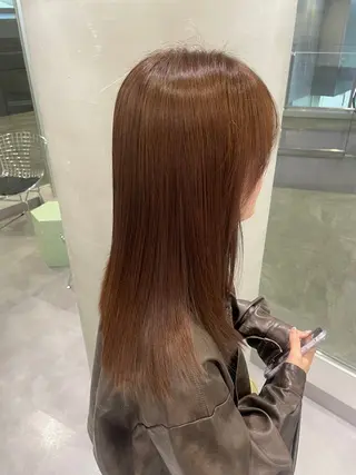 セミロング 佐藤彩野/艶カラー /透明感カラー🥣のヘアスタイル