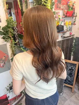 ロング カラー カラーパティシエ facce🌼ikoのヘアスタイル