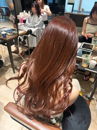 ロング カラー 🎀大竹美侑/顔まわ りカット/レイヤーのヘアスタイル