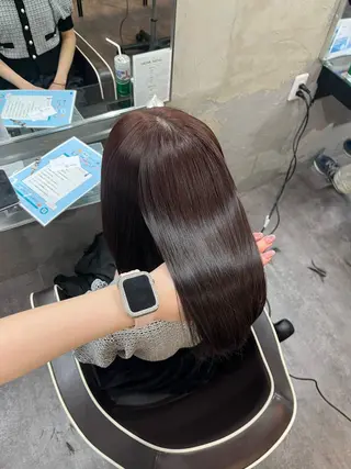 セミロング カラー Blast akihaのヘアスタイル