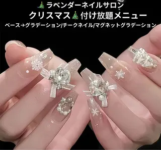 ネイル ラベンダー💖日暮里 ルル💖ネイルのネイルデザイン