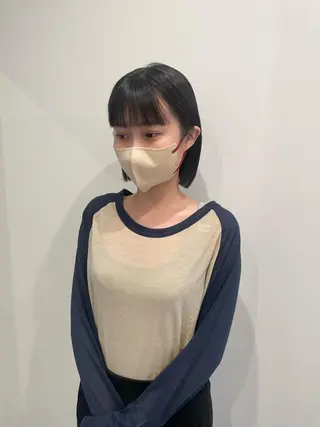 ショート カラー 渋谷 留菜のヘアスタイル