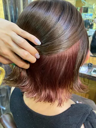 ショート カラー IwAsh大和駅前店 河野亜里香のヘアスタイル