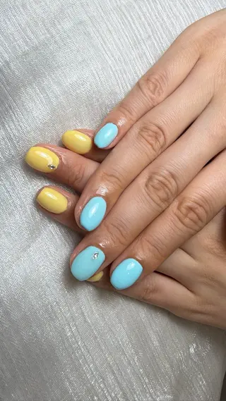 ネイル 甘 皚萱のネイルデザイン