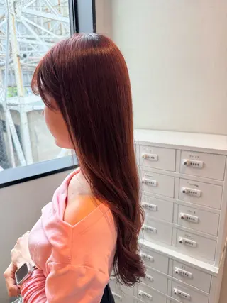ロング 庄内/透明感 カラー/SHUNのヘアスタイル