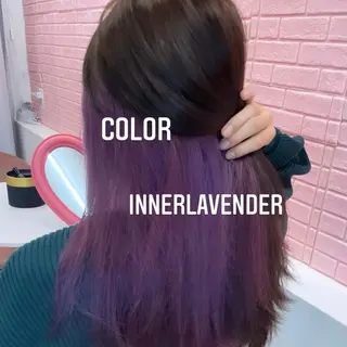 セミロング カラー エクステ🩵ブリーチ 韓国ヘア🩵KAEのヘアスタイル