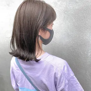 ミディアム カラー ヘアアレンジ 【ダメージレス施術】 【透明感】北村 拓也のヘアスタイル