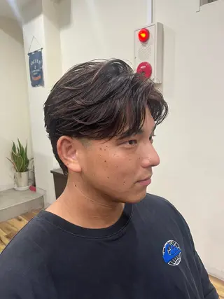 ショート パーマ メンズサロン関 紫雲(セキレンゲ)のヘアスタイル