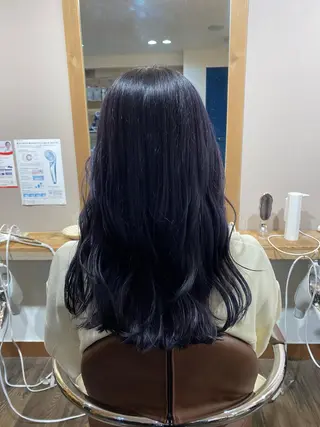 セミロング カラー メンズ FUKUSHIMAのヘアスタイル
