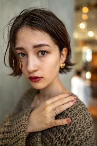 ショート カラー 🉐レイヤー/塩見 弘樹🉐渋谷のヘアスタイル