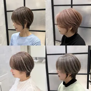カラー INCE加古川 KIHO 🩵🤍のヘアスタイル
