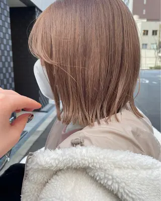 ショート カラー やまさきえりこ ニュアンスパーマのヘアスタイル