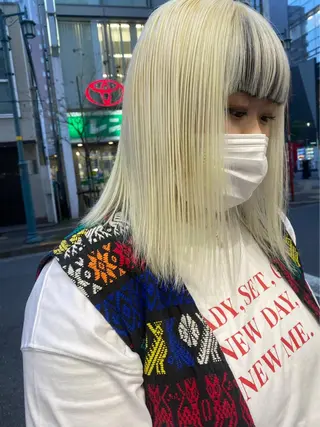 セミロング カラー まつげ/ヘア AYAKA🌙のマツエク・マツパデザイン