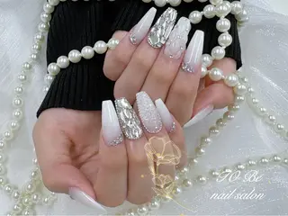 ロング Nail Salon To Be珈月のネイルデザイン