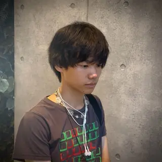 メンズ アニメデザイン美容師 ブリーチカラー/僚汰のヘアスタイル