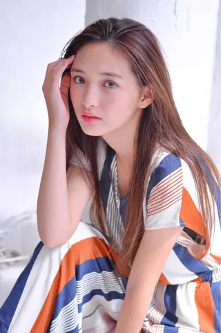 ロング パーマ ネイル 中田 敏明のヘアスタイル