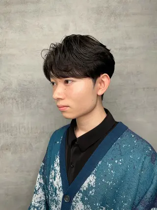 パーマ メンズ 静岡 / 毛流れ特化 /下居真大のヘアスタイル