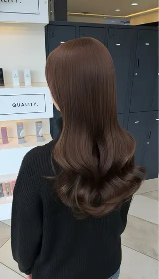 ロング 淵野辺カラーモデル 募集🌼畔上のヘアスタイル