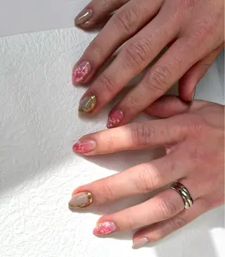 ショート カラー ネイル 2DY NAIL SALONのネイルデザイン
