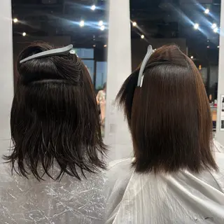ミディアム 艶髪/ あおいのヘアスタイル