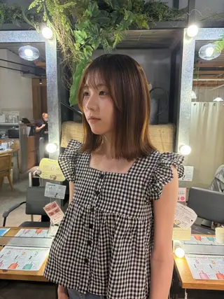 ミディアム Miku /艶髪のヘアスタイル