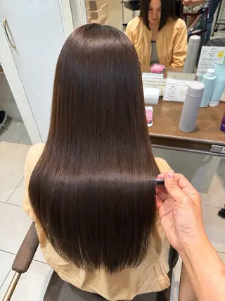 ロング カラー 田畑 あやののヘアスタイル