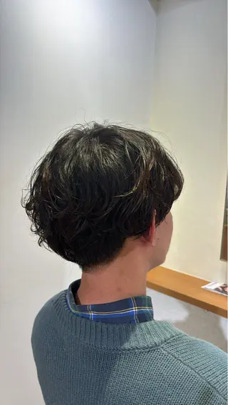 ショート パーマ メンズ ナルカワ アユミのヘアスタイル