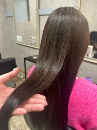 ロング 青柳 若奈のヘアスタイル