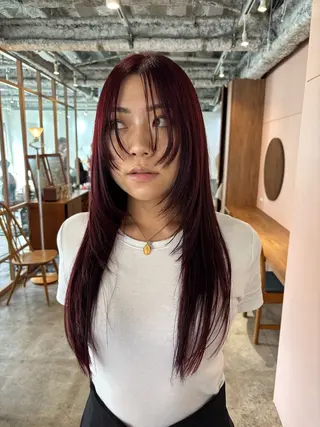 ロング カラー Hayashi Shioriのヘアスタイル