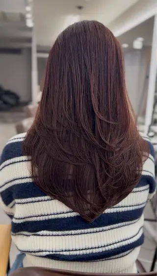 ロング 🎀miyu🎀 カラー/縮毛矯正のヘアスタイル