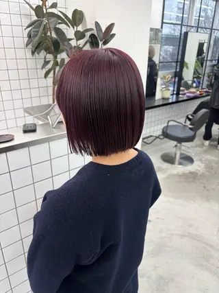 ミディアム カラー ヘアアレンジ 夕羽夢🍓矢場/ JILLSTUDIOのヘアスタイル