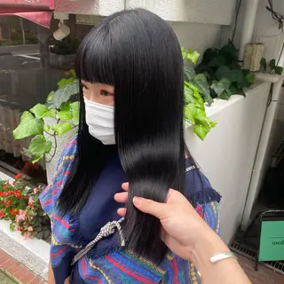 セミロング kai .のヘアスタイル