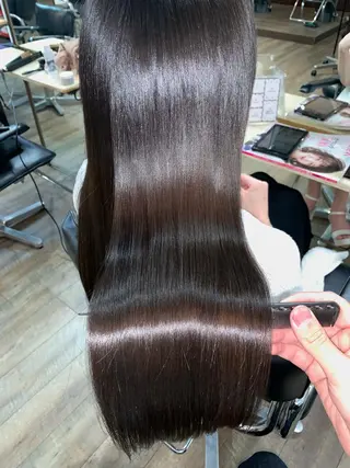 ロング 縮毛矯正/髪質改善 井上智秀のヘアスタイル