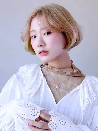 ショート 篠本 亜祐美のヘアスタイル