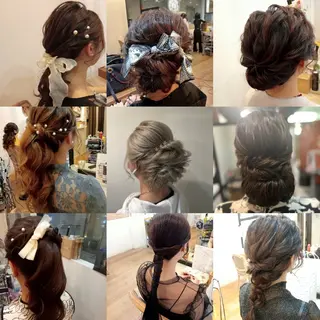 ヘアアレンジ ソウワ ヒナコのヘアスタイル