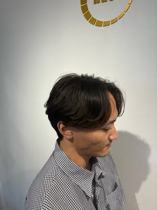 ショート パーマ 艶髪/透明感カラー 城下竜二のヘアスタイル