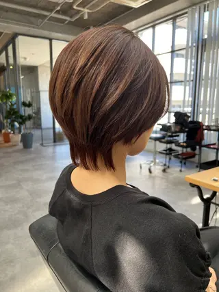 ショート カラー ショートカット/ 岡山駅前/KAZUのヘアスタイル